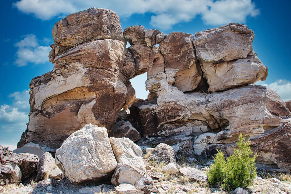 rv camping near San Rafael swell in central utah