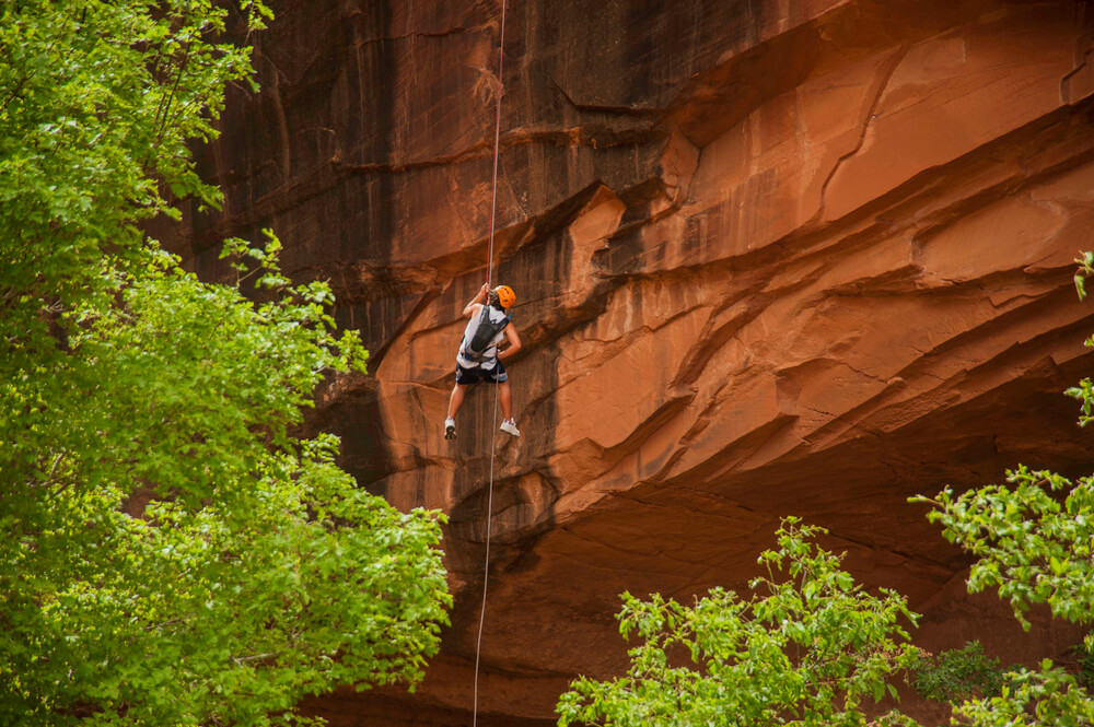 rock climbing near camping spots in snow canyon state park
