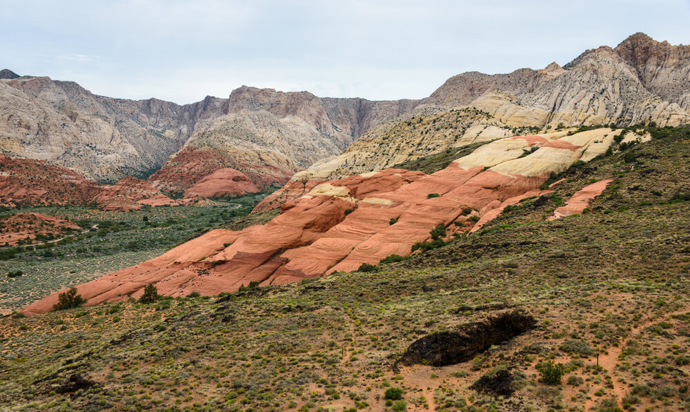 petrified dunes in snow canyon state park are a rv campers favorite spot