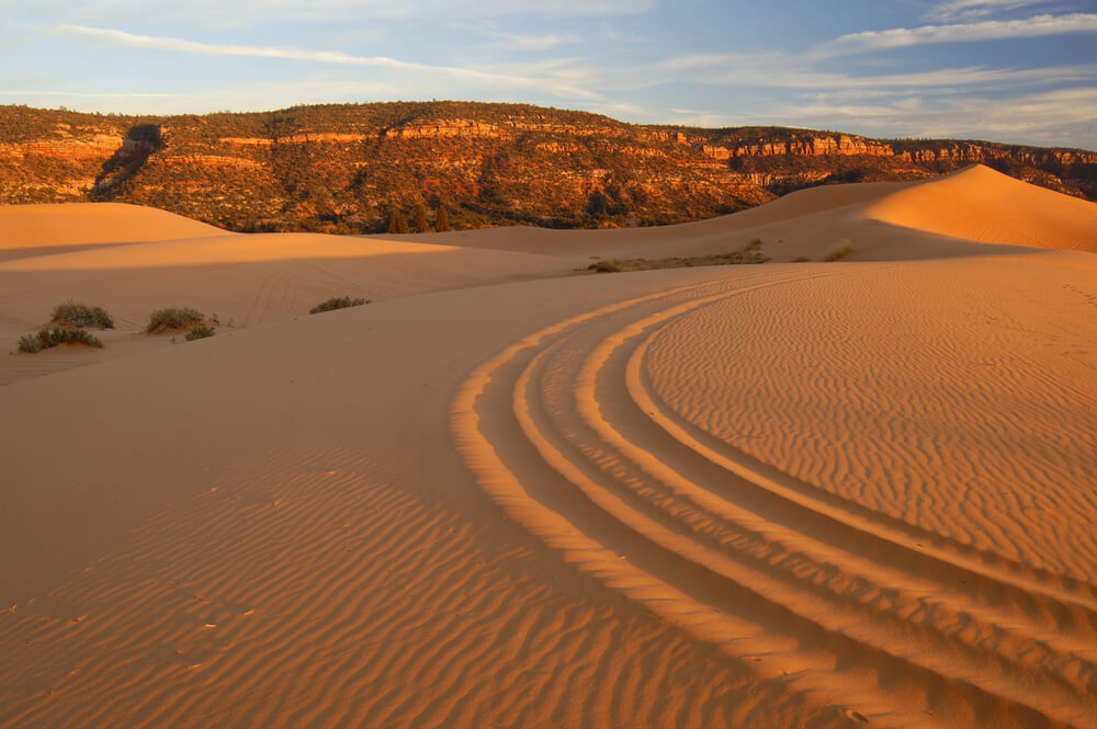 ohv and rv parks near coral pink sand dunes utah