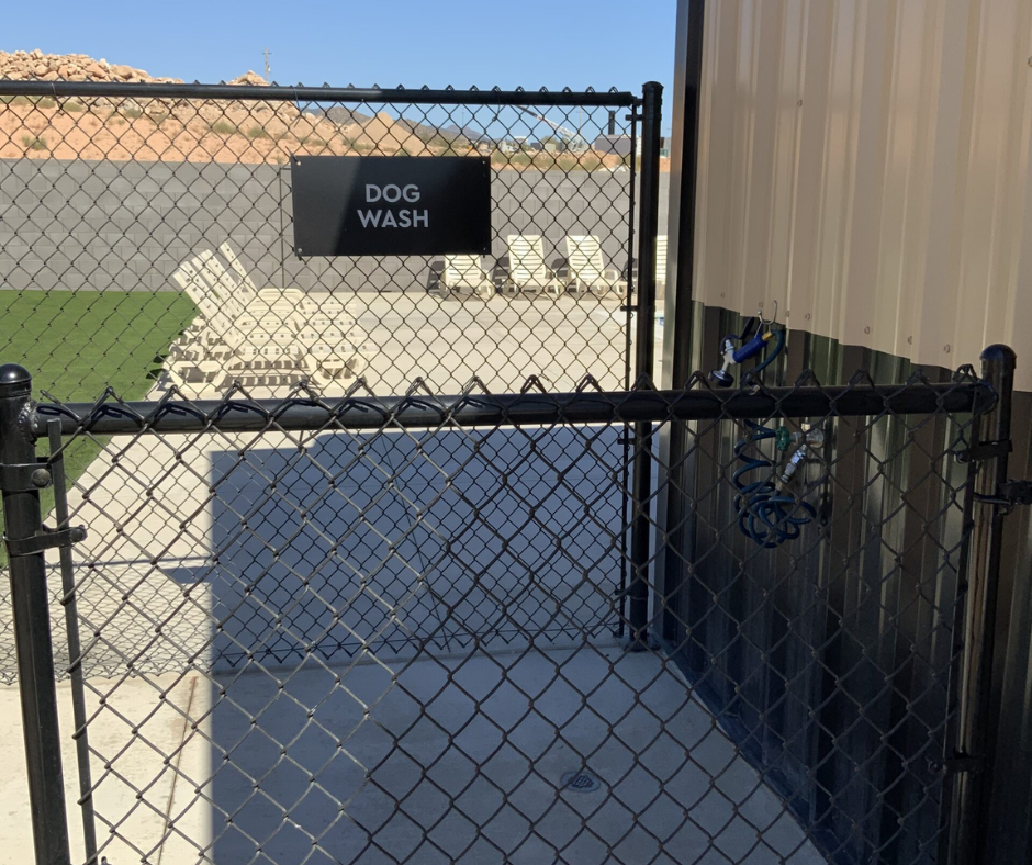 dog-friendly wash station