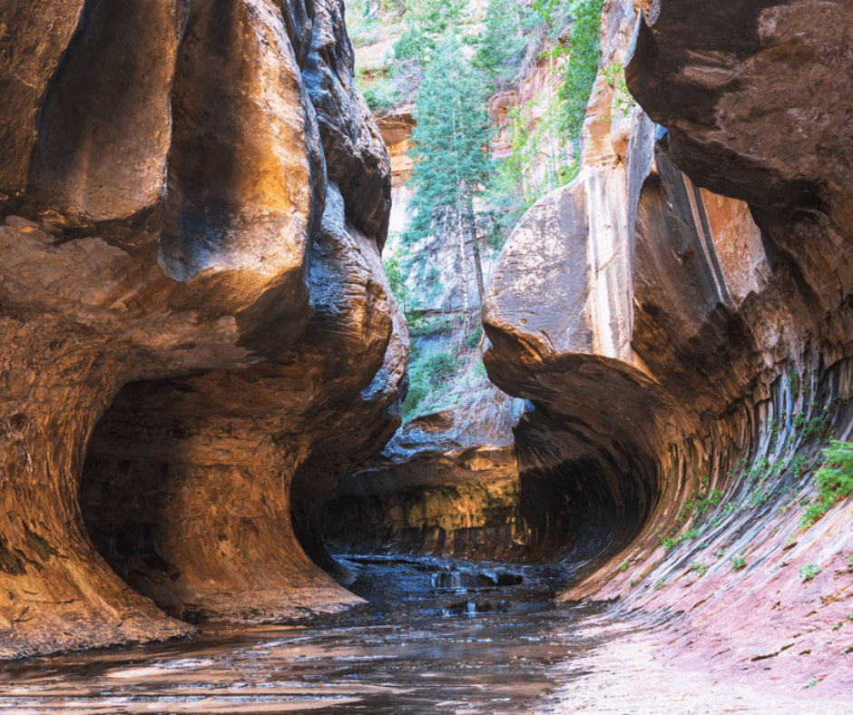 the narrows near rv parks by zion national park
