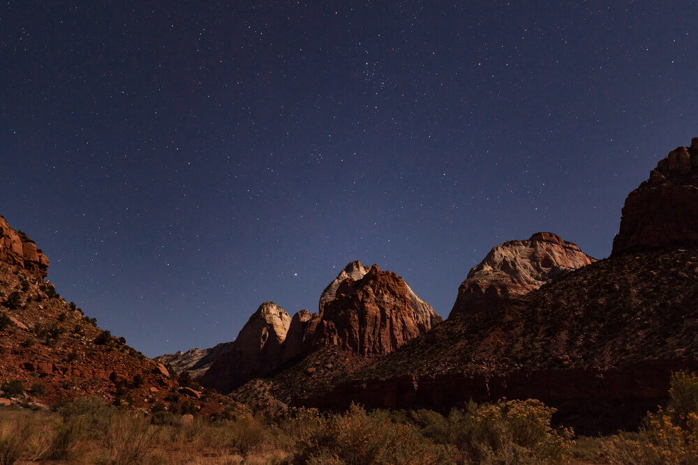 utah stargazing near zion