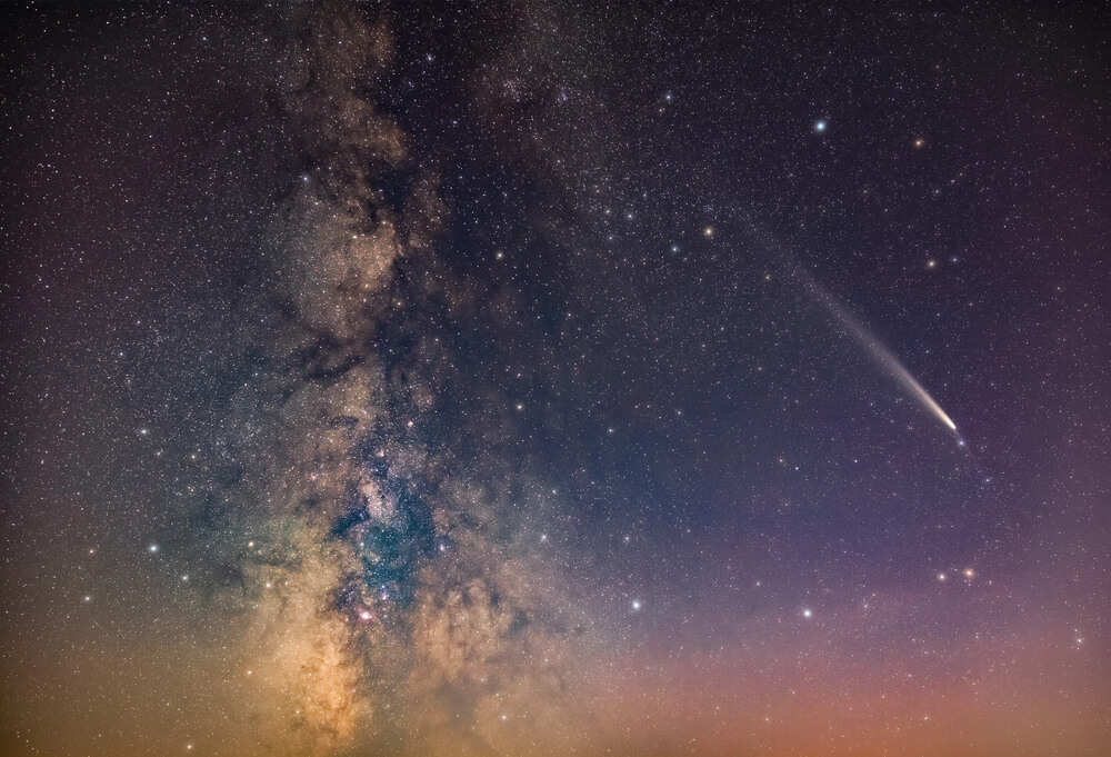 stargazing in the utah sky