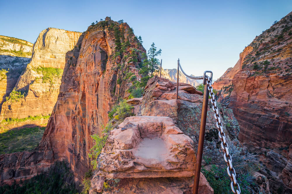 Angels Landing is a must see on your itinerary for Grand Canyon Bryce and Zion.