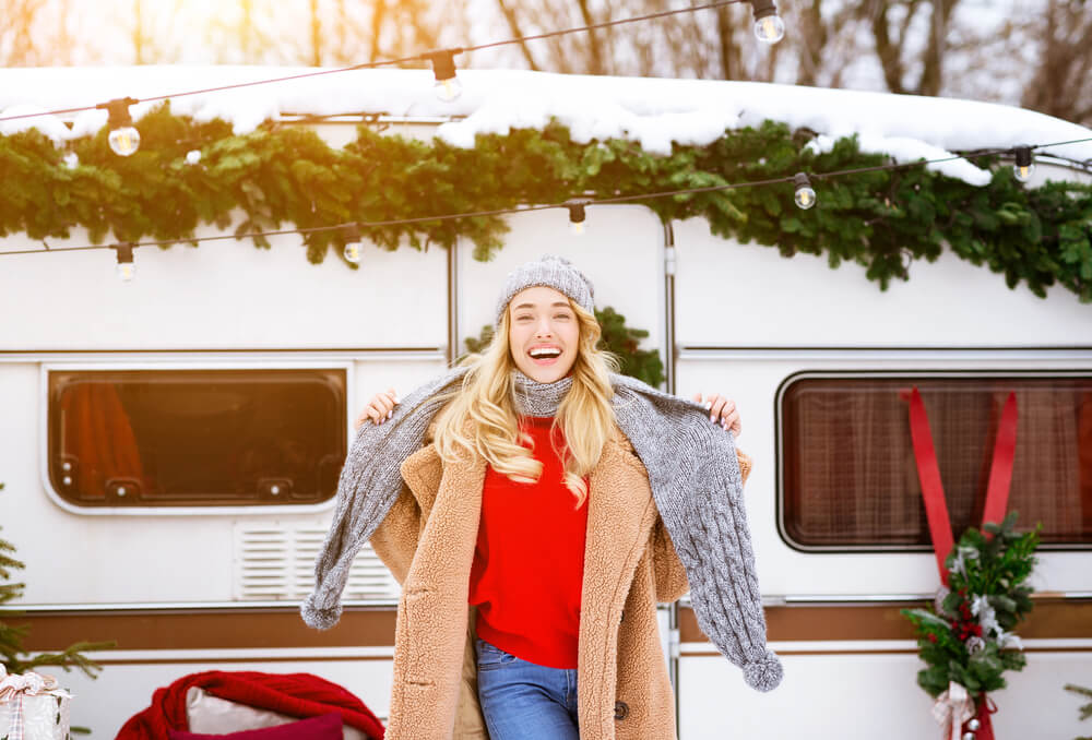 An RV park near Zion National Park in winter can be a cozy and fun choice.