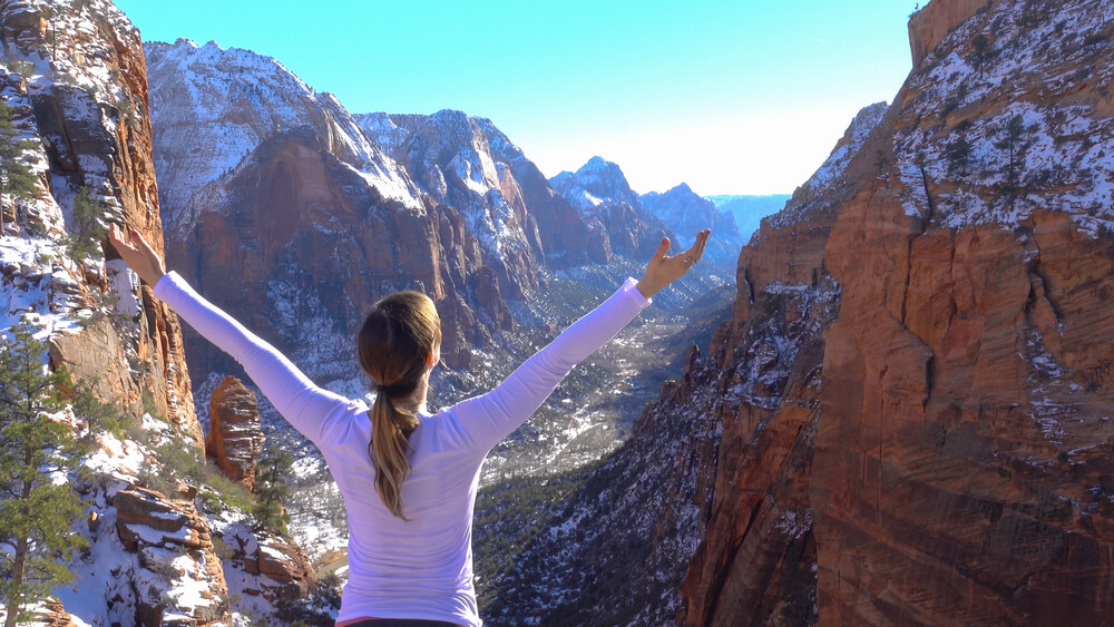 Here are the best hikes when visiting Zion National Park in winter.