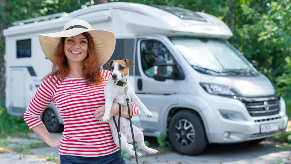 RV camping with a dog near Zion National Park can give you peace of mind for your pet.