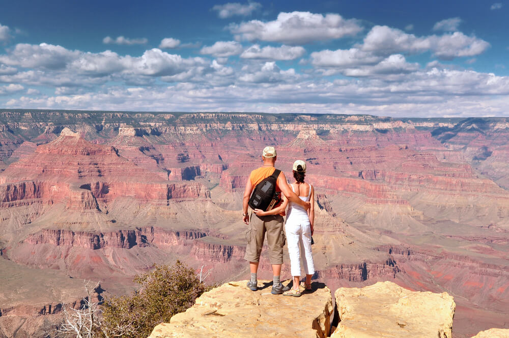 Grand Canyon includes spectacular "top down" views.