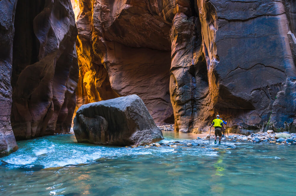 The Zion Narrows is iconic when visiting Zion National Park.